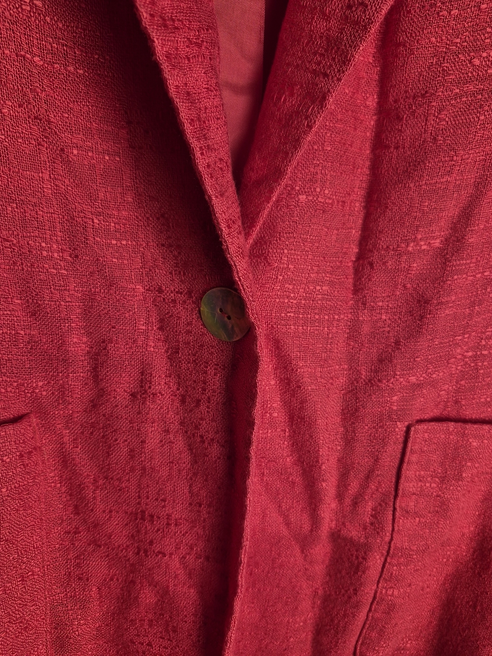 Liz Baker Essentials Women's Hot Pink Blazer - Picture 2 of 5